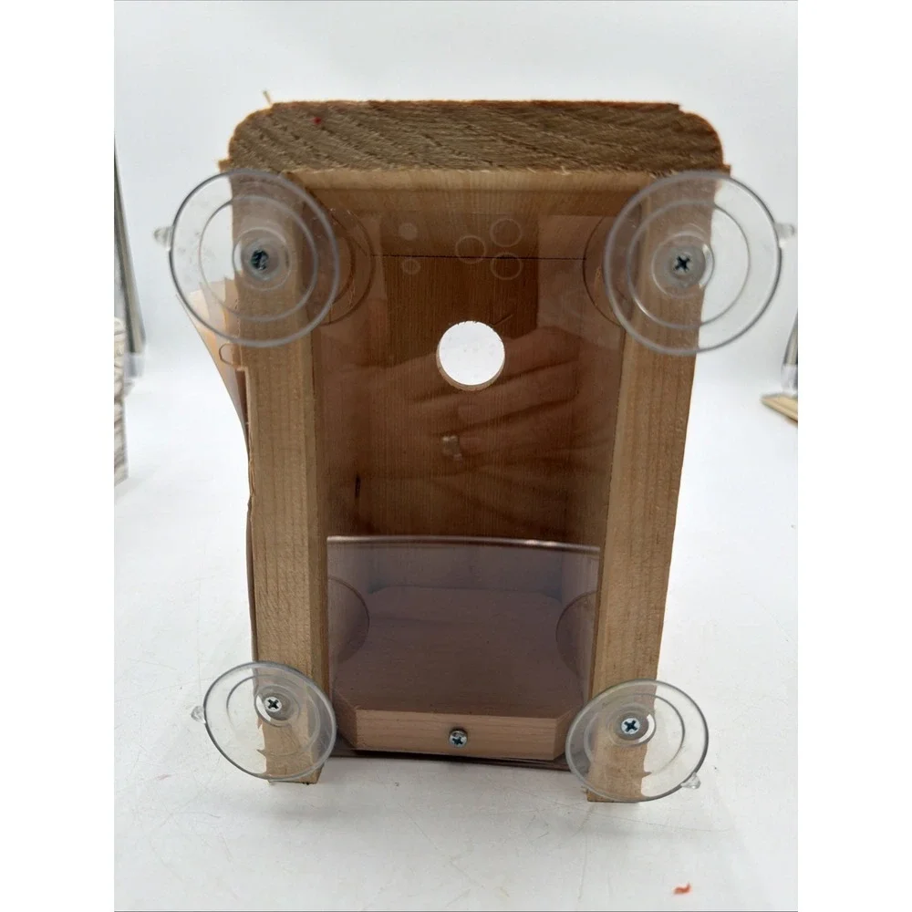 NEW Bird House Coveside Window Nest Box Made in the USA.